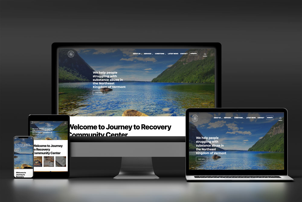 Journey to Recovery Website Design